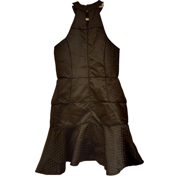 Bebe Vintage Fresco Black Dress Size 8 - Picture 2 of 6